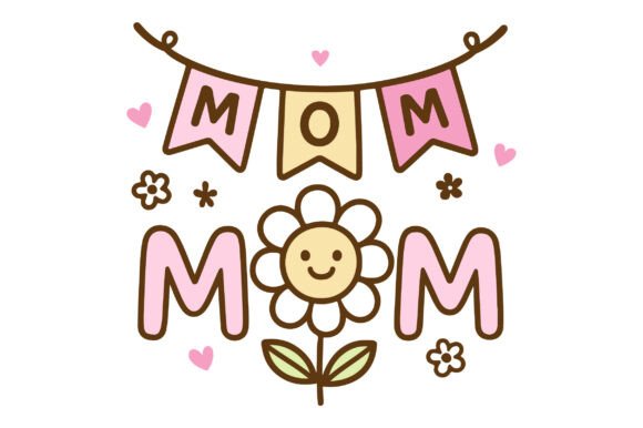 Cute Mom Banner SVG: A Versatile Embroidery Design