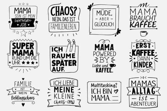 German Mom Life SVG Bundle: A Versatile Design for Embroidery