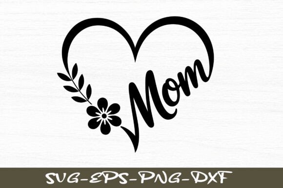 Mom Floral Heart SVG: A Versatile Embroidery Design