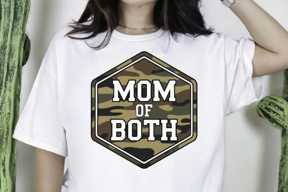 Mom of Both Svg, Camo Crest Svg: A Versatile Design