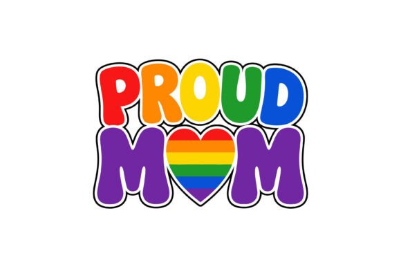Proud Mom LGBTQ Pride SVG: A Vibrant Embroidery Choice