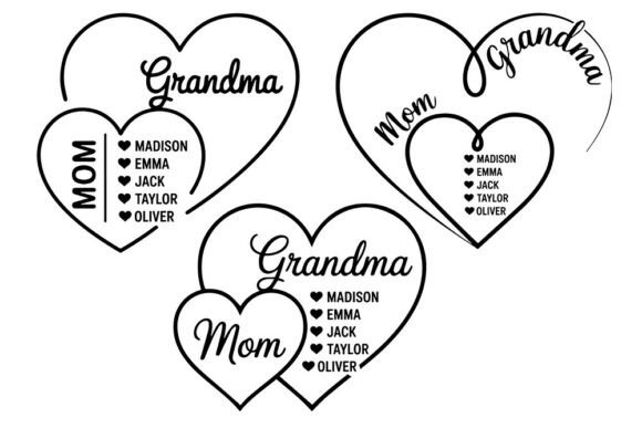 Review: Grandma Mom Heart SVG for Embroidery