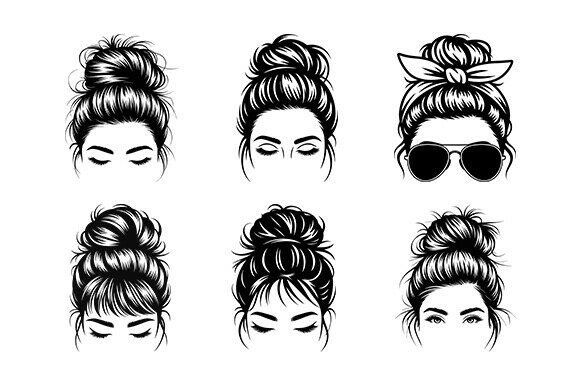 Review: Messy Bun Svg for Embroidery Projects