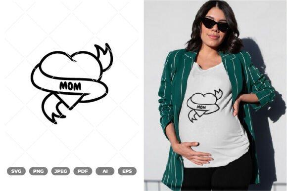 Review: Mom Tattoo Style SVG Clipart for Embroidery